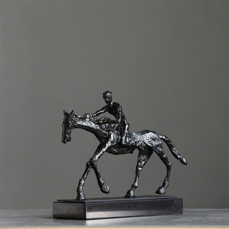 Statue de Cheval en Métal — Édition Signature