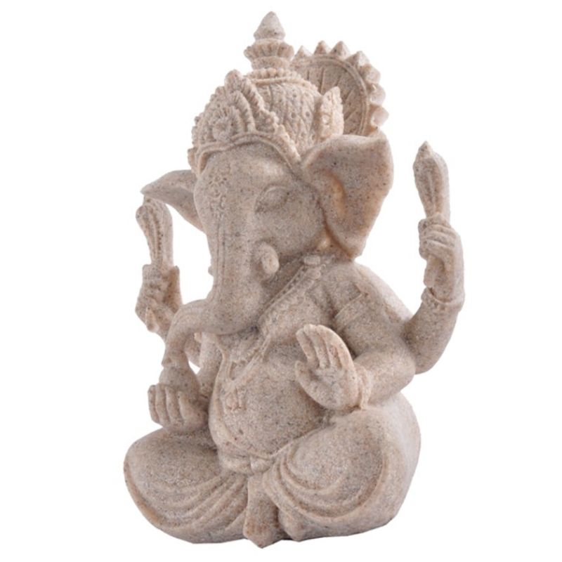 Ganesh en Pierre – Statue Hindouiste Premium