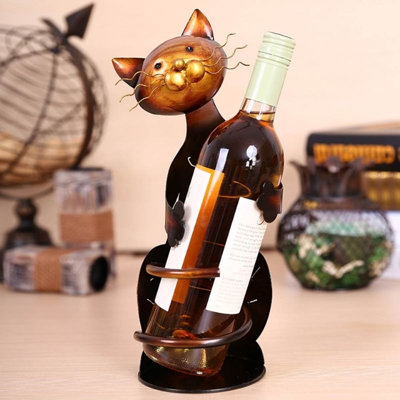 Statue Chat Bouteille Édition Signature
