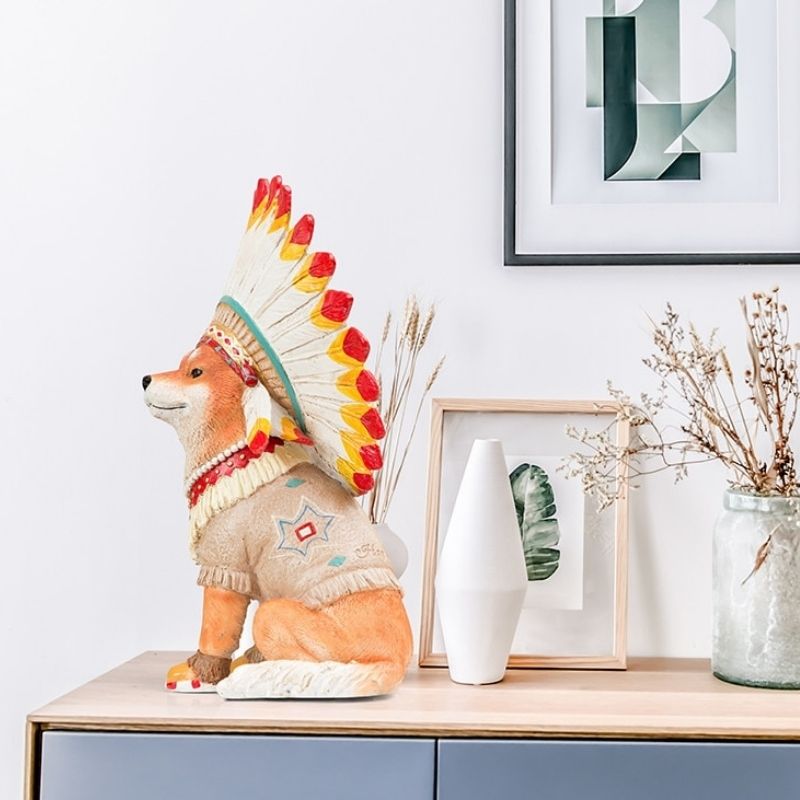 Statue Chien Indien — Édition Prestige