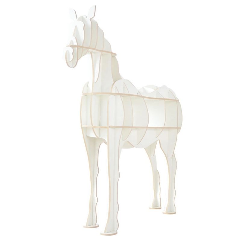 statue-cheval-grandeur-nature-blanc