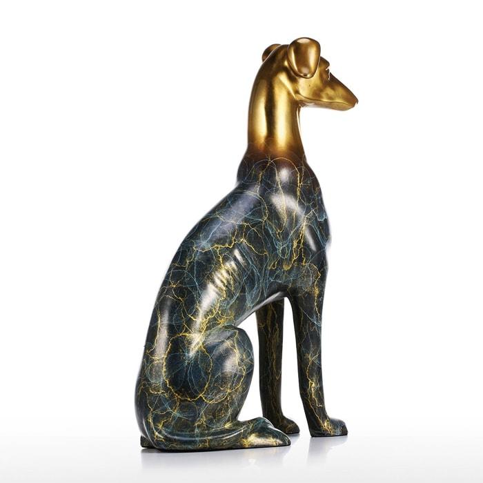 Statue Bronze Chien de Garde — Édition Signature