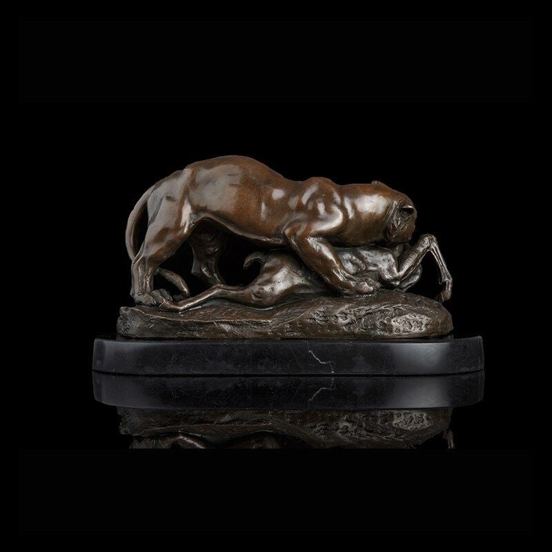 Statue Panthère Bronze - Édition Prestige