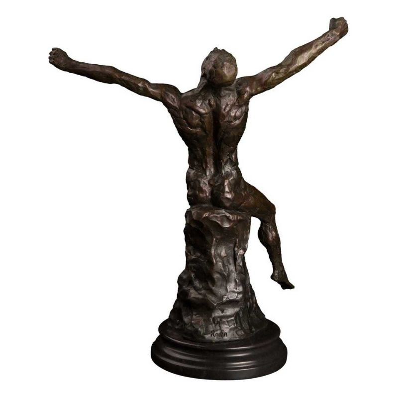 Statue Homme Abstraite — Signature