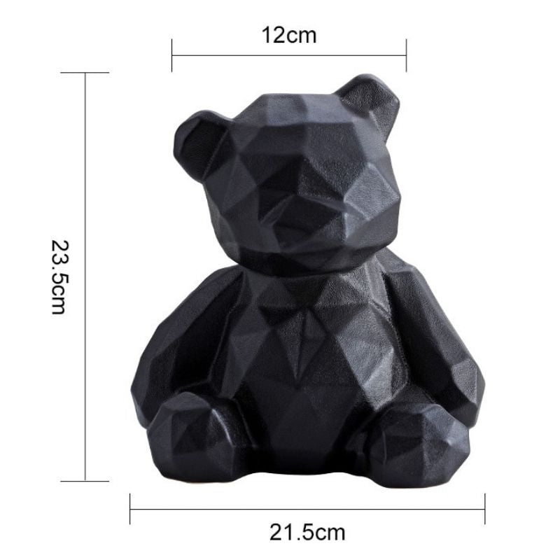 Statue Origami Nounours — Édition Signature