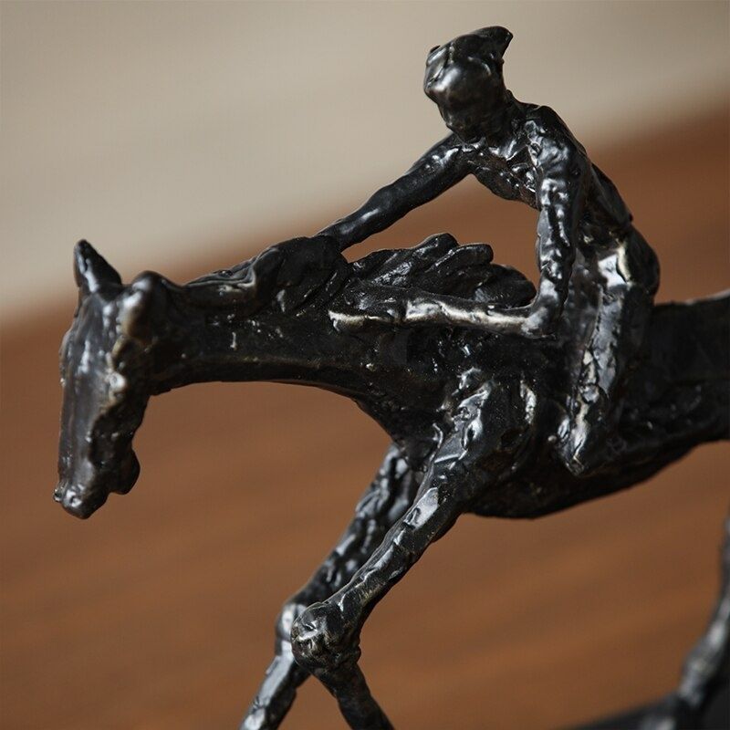 Statue de Cheval en Métal — Édition Signature