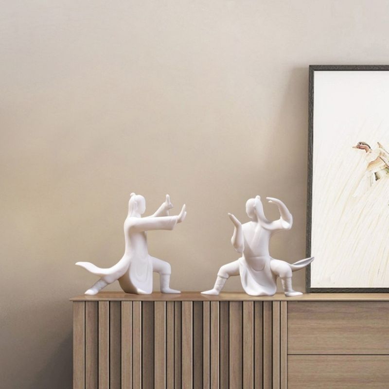 Statue Japonaise en Porcelaine — Édition Prestige