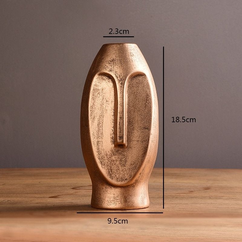 Statue Moaï – Vase en Bronze