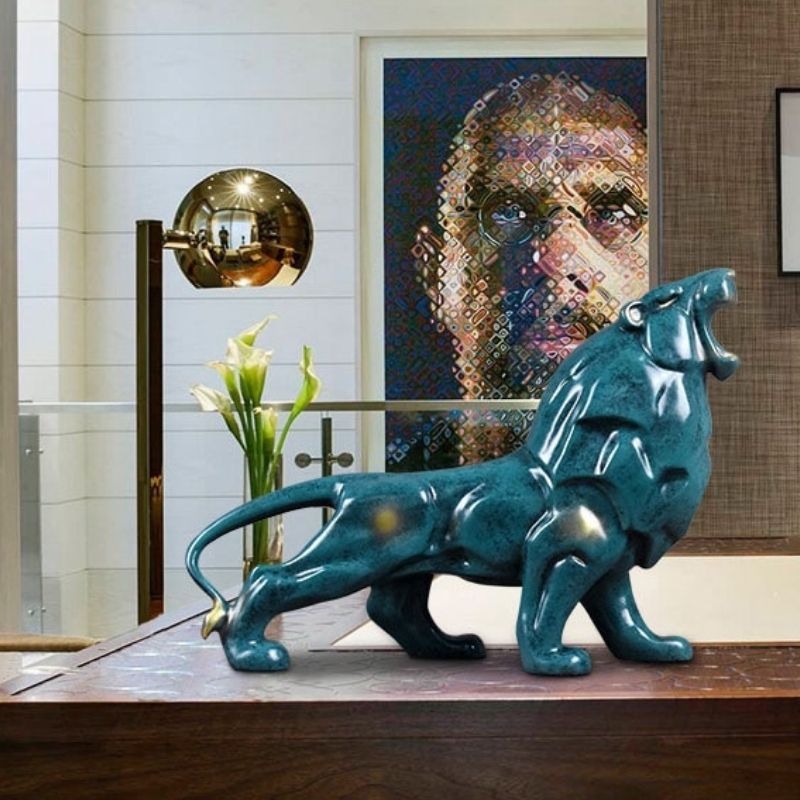 Statue du Lion Bleu