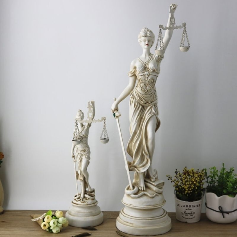 Statue Grecque de la Justice — Édition Prestige