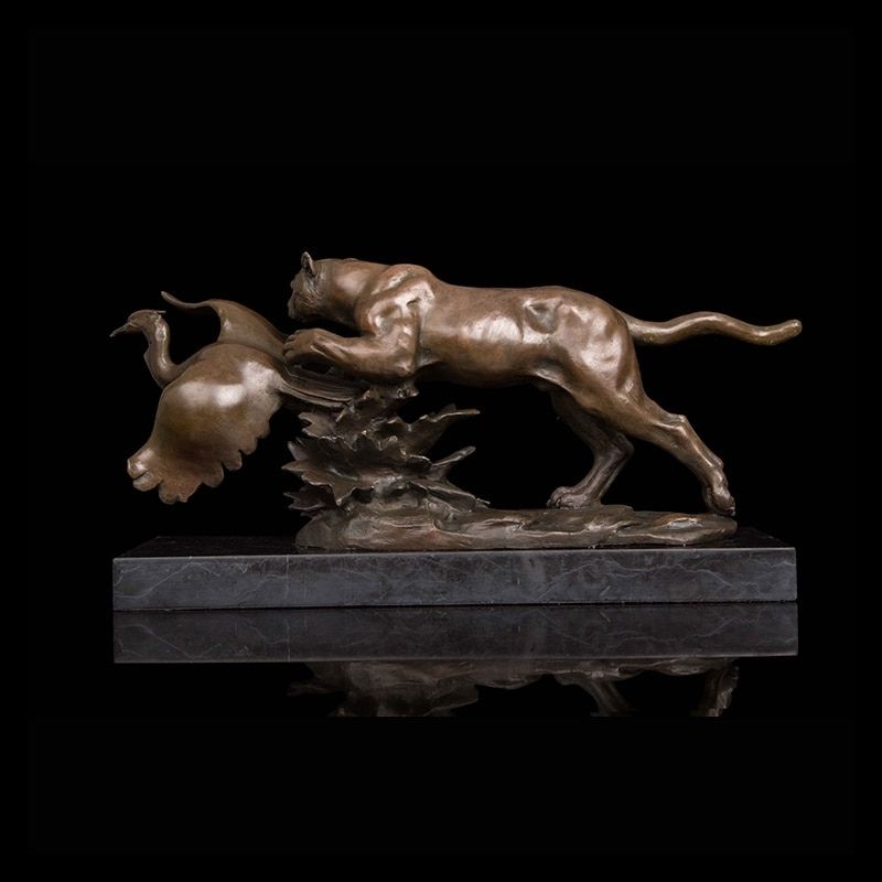 Statue Panthère Bronze — Édition Luxe