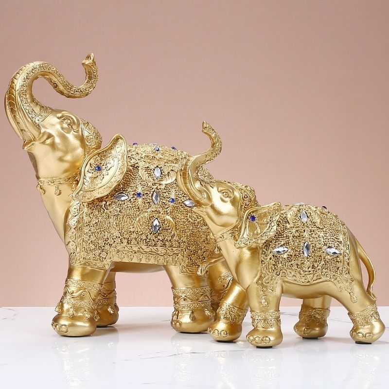 Statue Thaïlandaise Éléphant — Collection Prestige