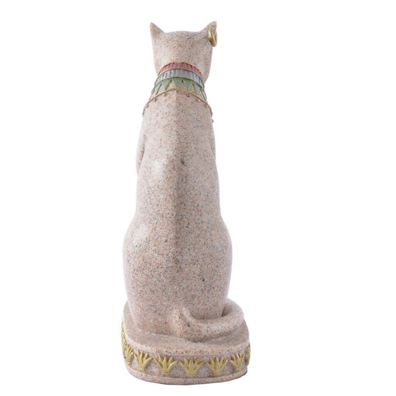 Statue Chat Égypte Antique | Bastet Signature | Décoration Jardin