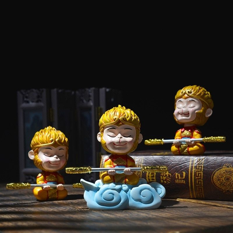 Statue Singe Samouraï — Édition Prestige