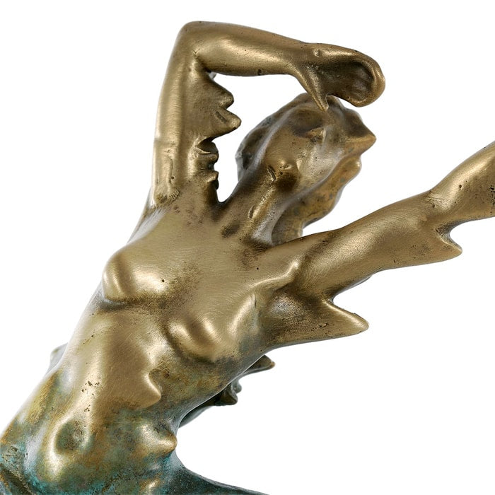 Statue Bronze Sirène Élégante - Édition Prestige