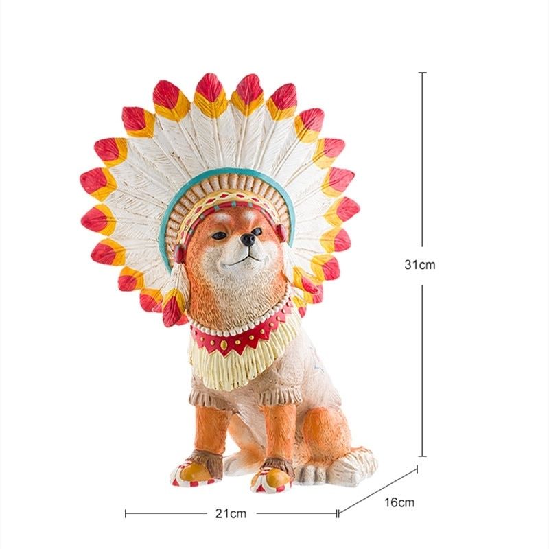 Statue Chien Indien — Édition Prestige