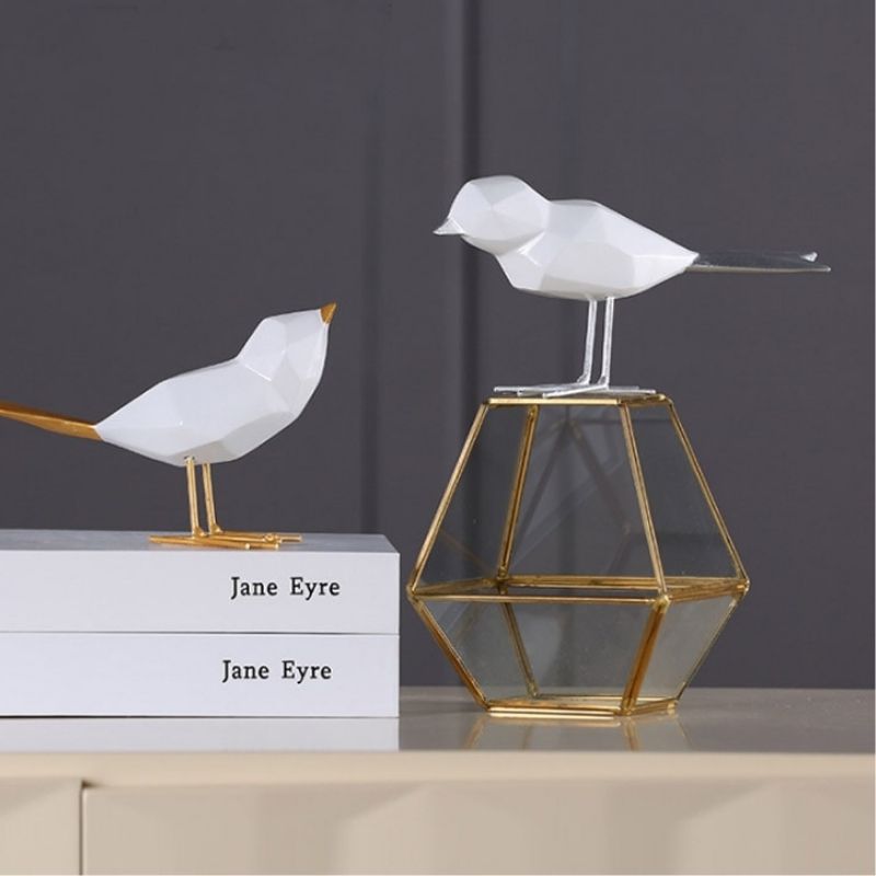 Statue Origami Oiseau — Édition Signature