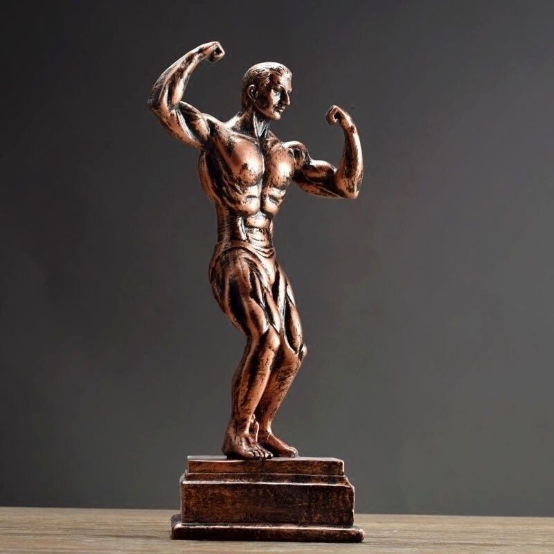PowerSculpt: Statue Homme Bodybuilder