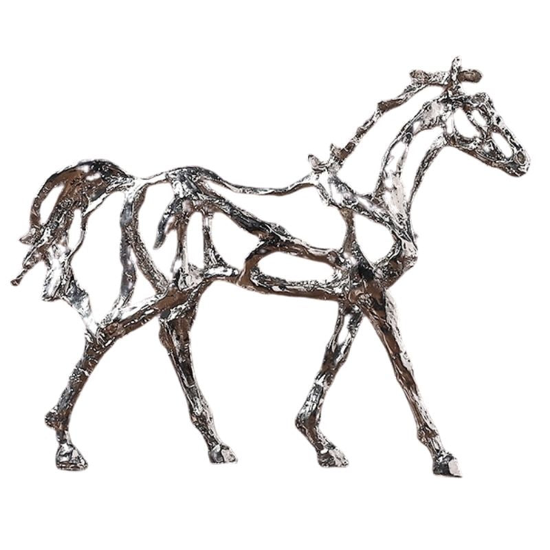 statue-cheval-argent