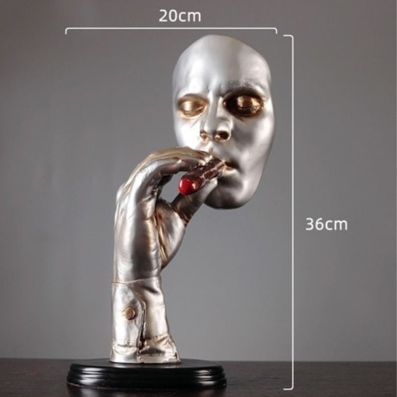 Statue Homme au Cigare — Édition Premium