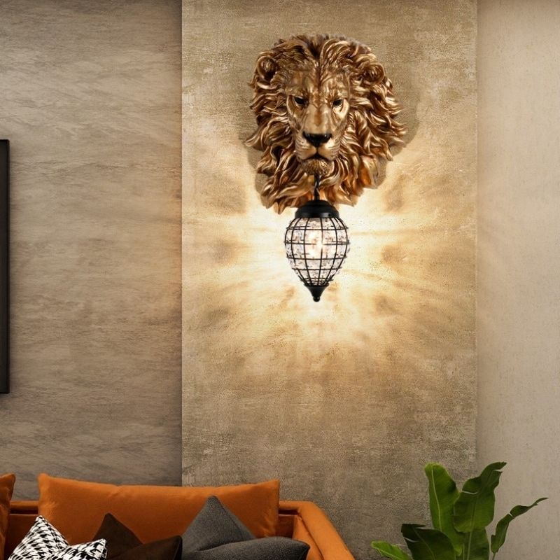 LuxLion Statue Déco Lampe