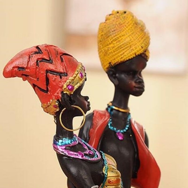 Statue Africaine — Couple