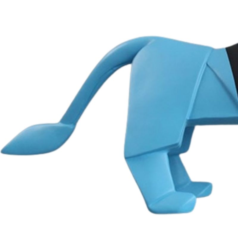 Statue Lion Multicolore — Édition Signature