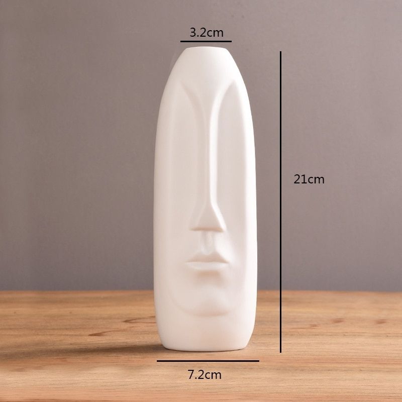 Statue Moaï Blanche — Édition Signature