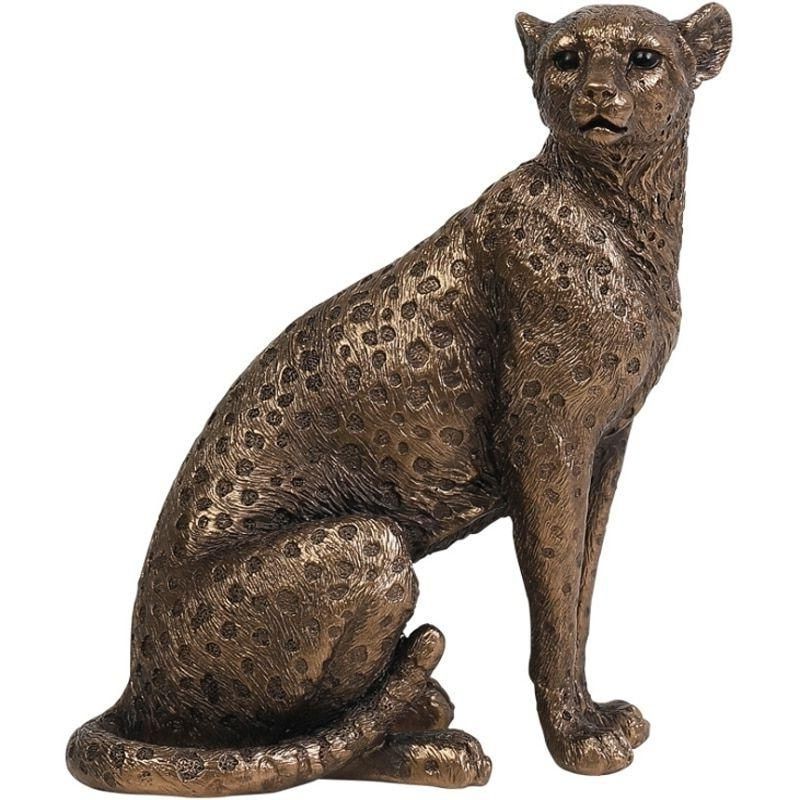 statue-panthere-decoration-assise