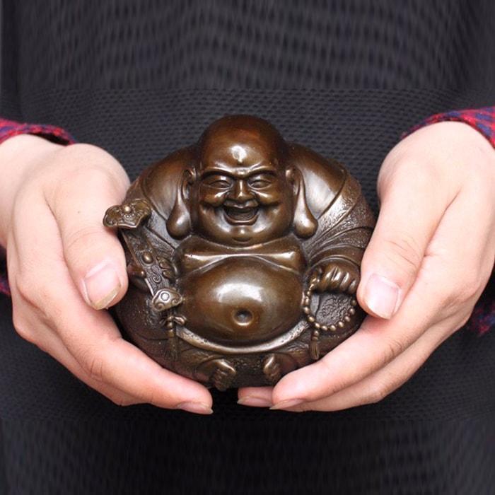 Statue Bouddha Rieur - Édition Prestige