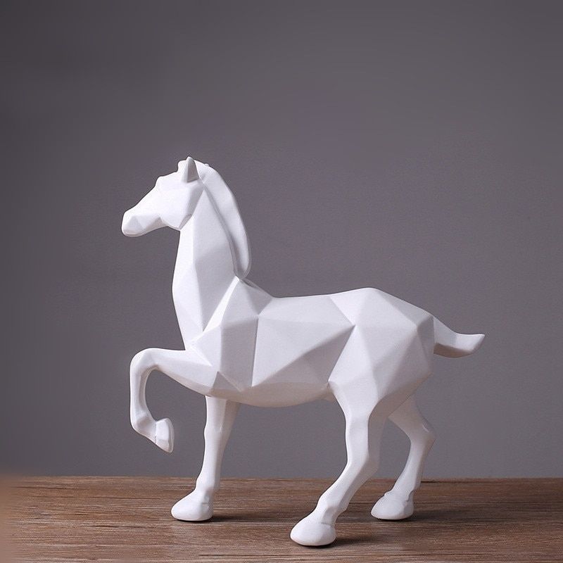 Statue Cheval Origami - Édition Signature