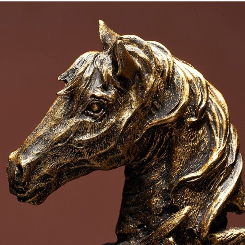 Statue Tête de Cheval Signature