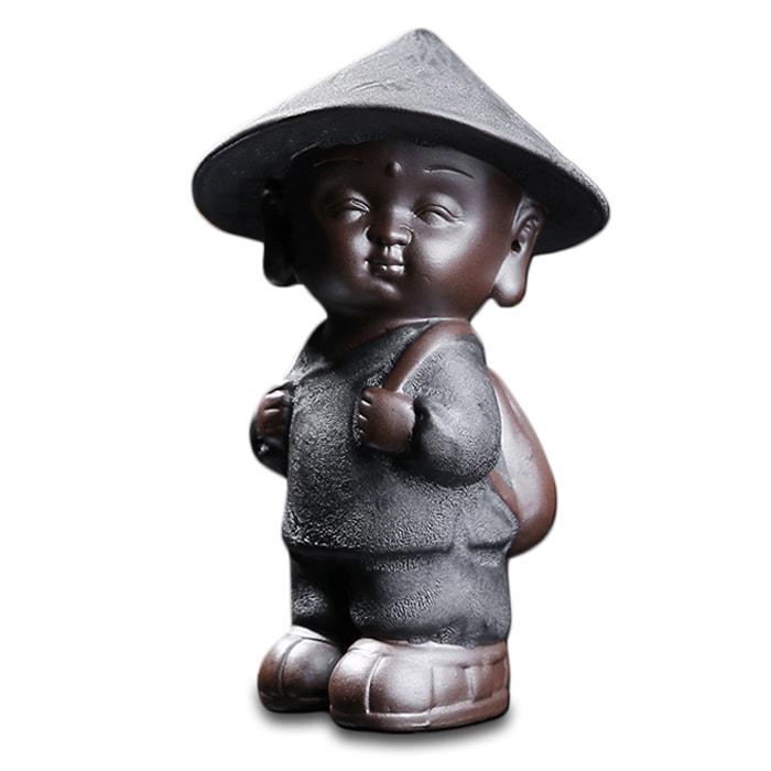 Statue Bouddha Moine Zen — Collection Signature