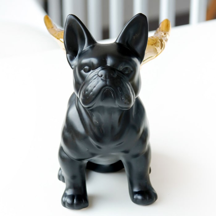 Statue Bouledogue Ailé — Édition Prestige