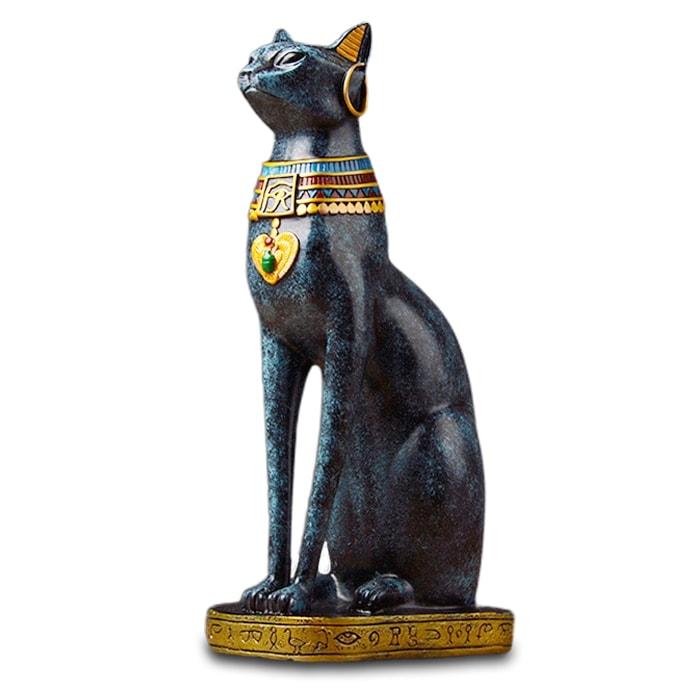 Statue Chat L'Égyptien - Collection Prestige