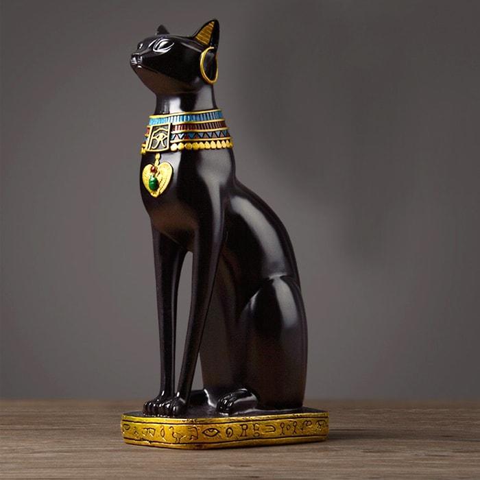 Statue Chat L'Égyptien - Collection Prestige