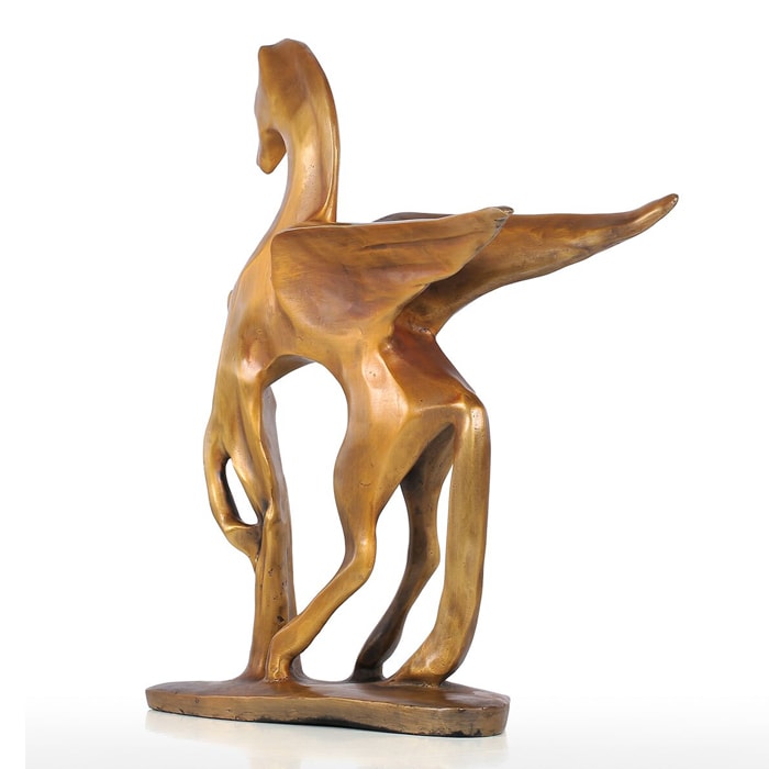 Statue Bronze Cheval Ailé – Édition Prestige