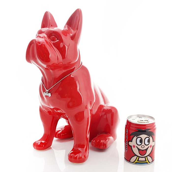 Statue du Bouledogue Rouge – Édition Signature