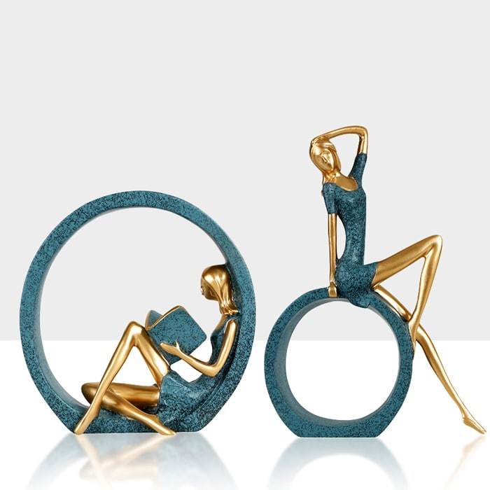 Statue Femme Assise - Atelier Éclipse