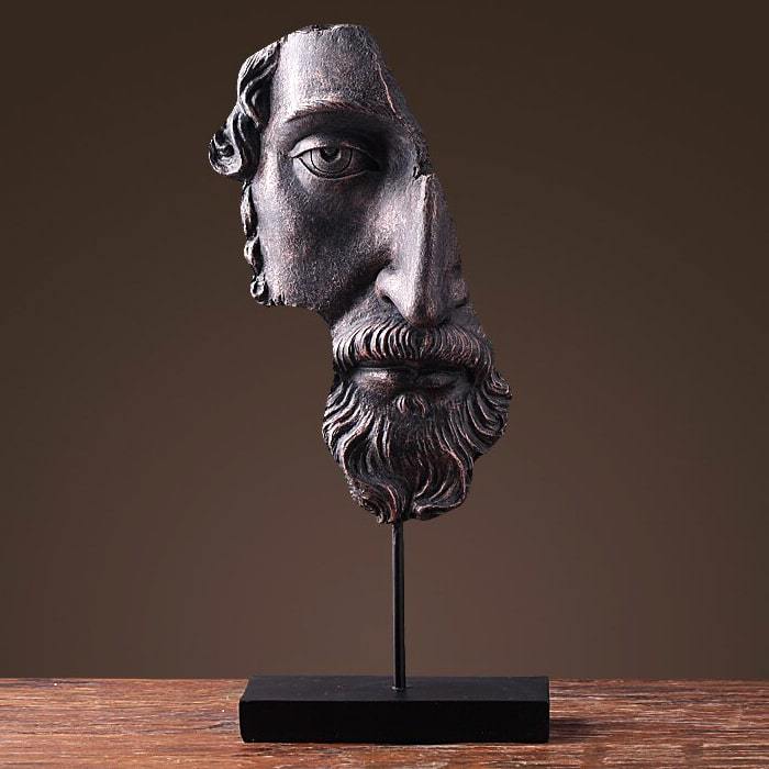 Statue Tête Antique — Édition Signature