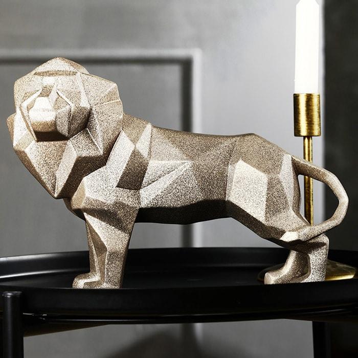 Statue Lion Gardien de la Maison — Édition Prestige