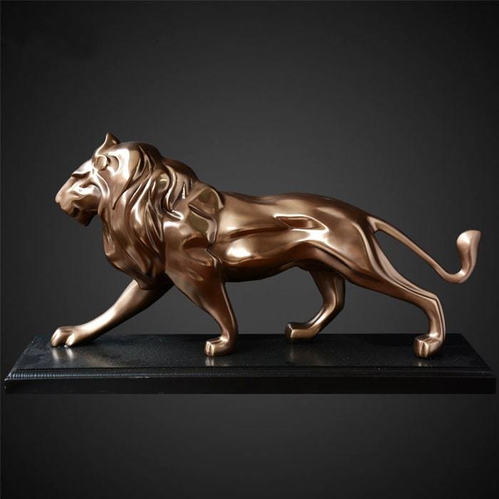 Statue Lion Royal King — Édition Luxe