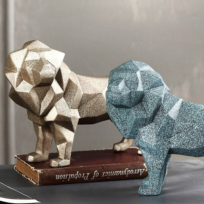 Statue Lion Gardien de la Maison — Édition Prestige