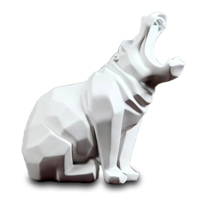 Statue Origami Rhinocéros — Édition Signature