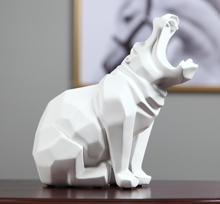 Statue Origami Rhinocéros — Édition Signature