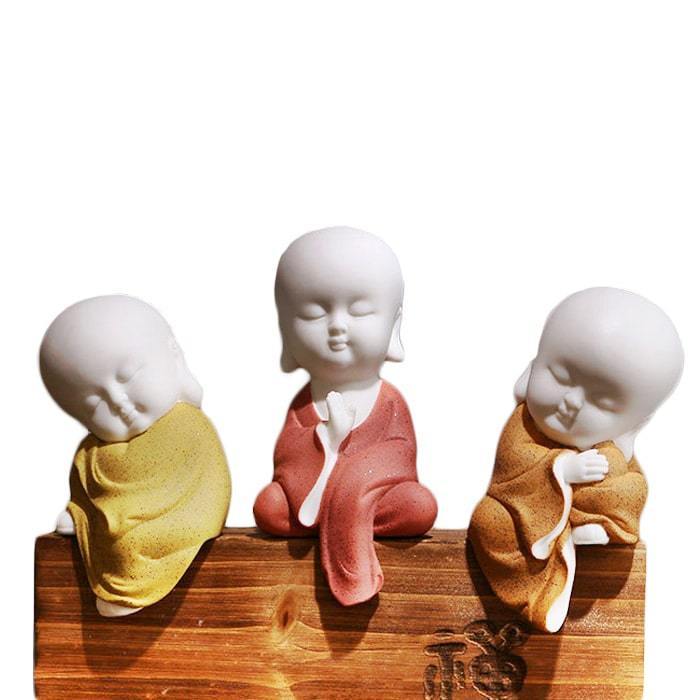 Statue Bouddha – Moines Bouddhistes