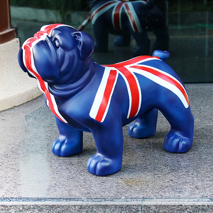 Statue Bouledogue Anglais Géant — Édition Prestige