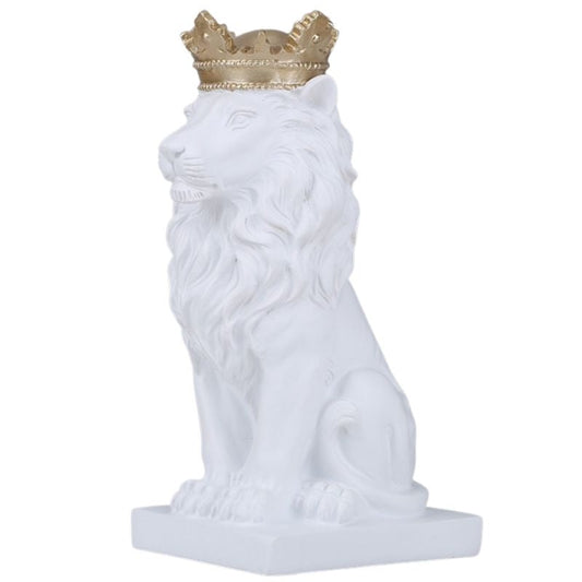 statue-roi-lion-blanc