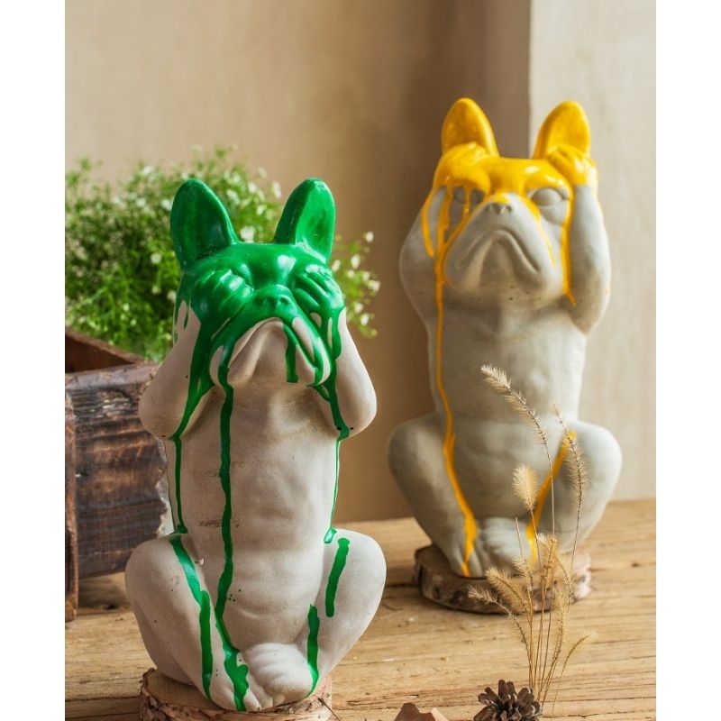 Bouledogue Studio: Statüe et Peinture