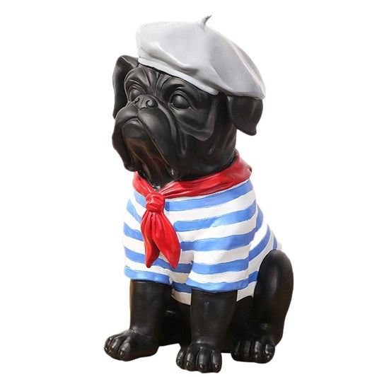 statue-bouledogue-francais-mariniere